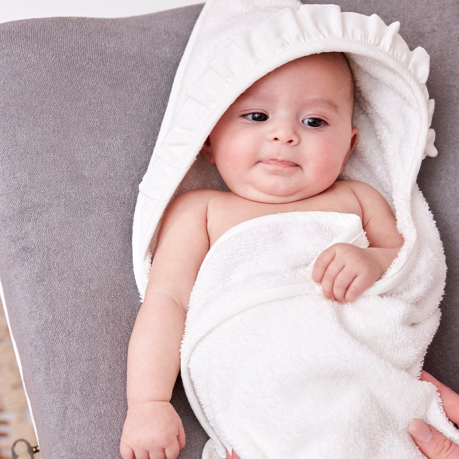 Bathcape terry Ruffle