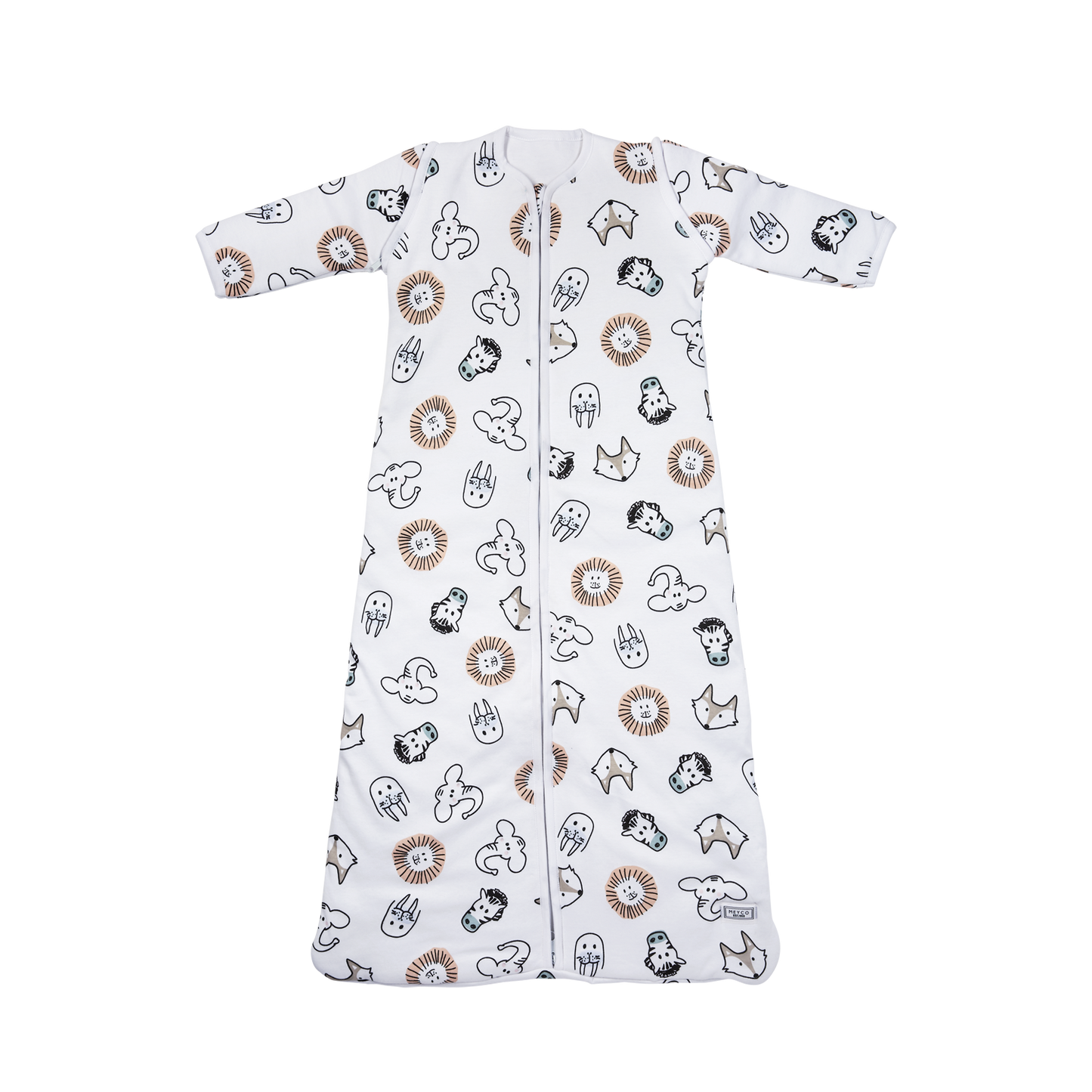 Slaapzak afritsbare mouw interlock jersey