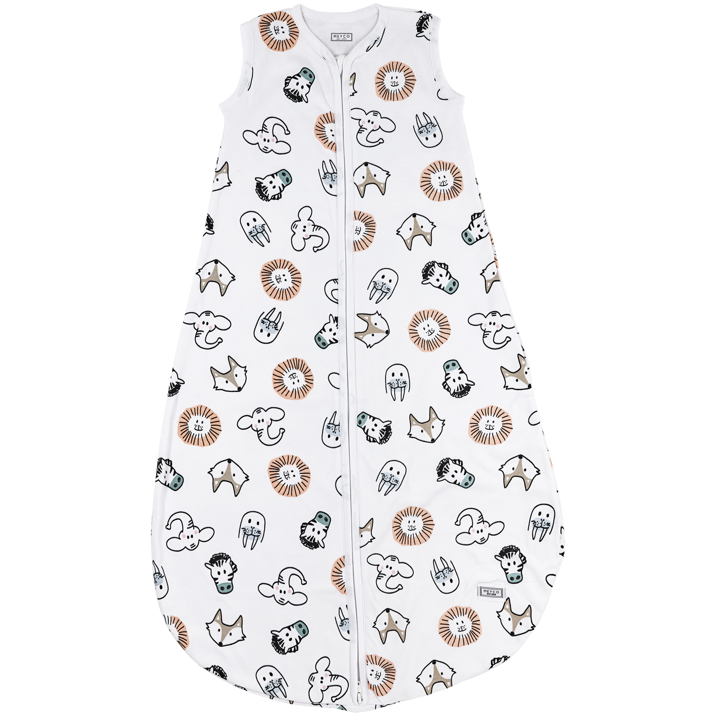 Sleeping bag round interlock jersey