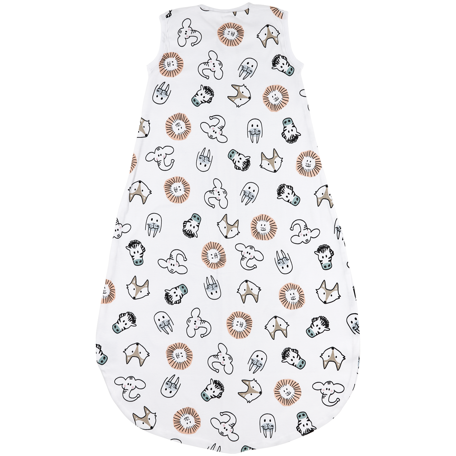 Slaapzak rond ongevoerd interlock jersey