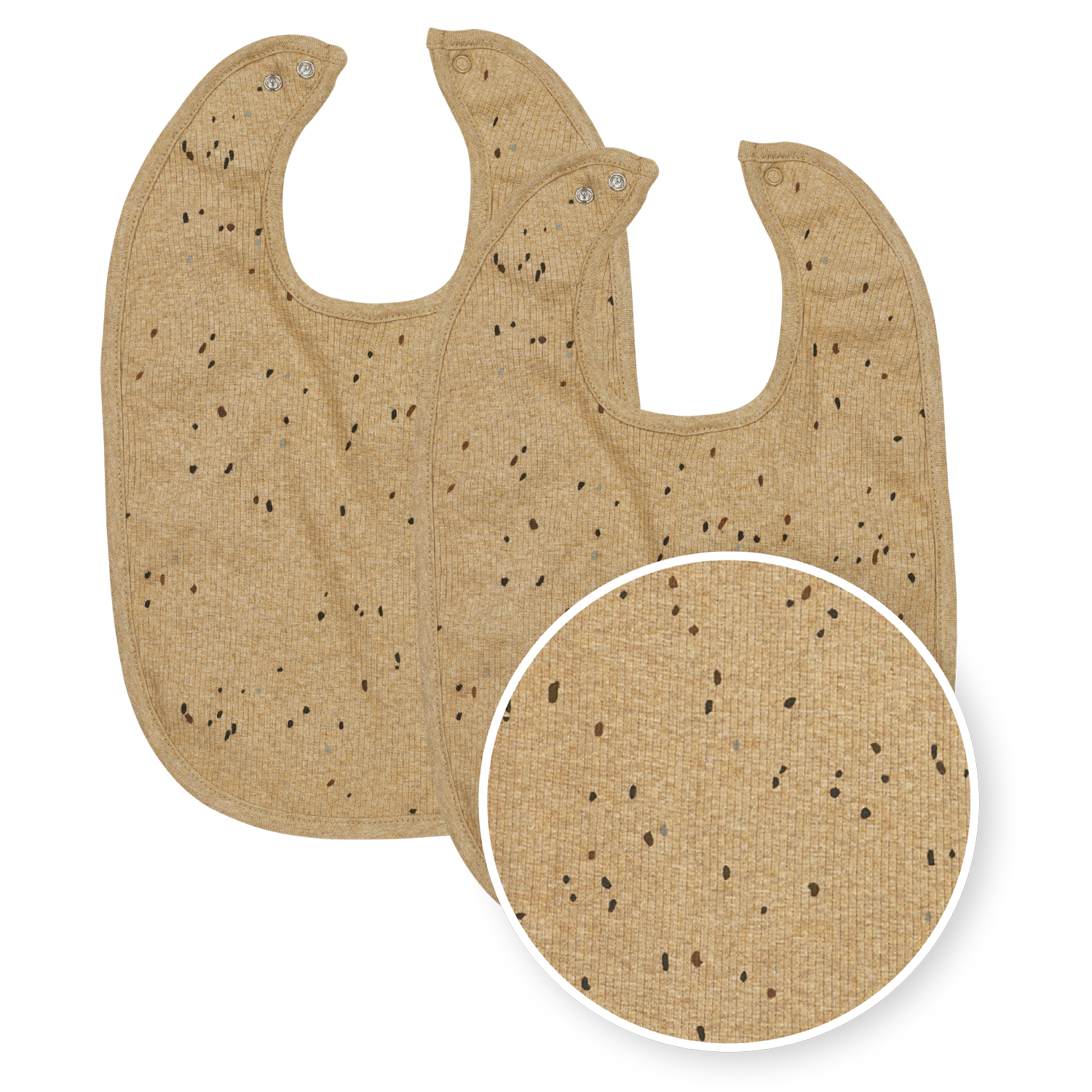 Bib with studs Rib Mini Spot