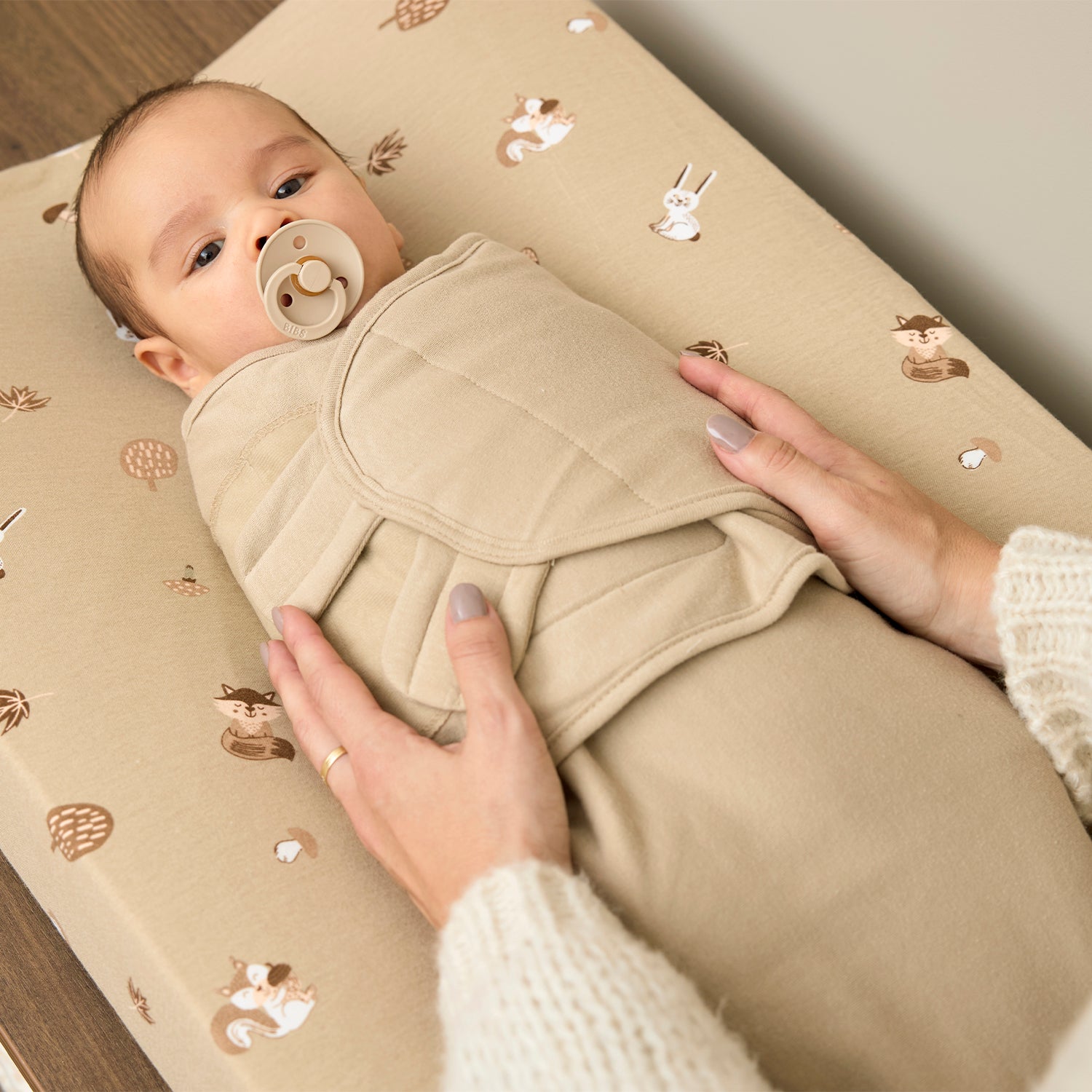 Swaddle wrap lined