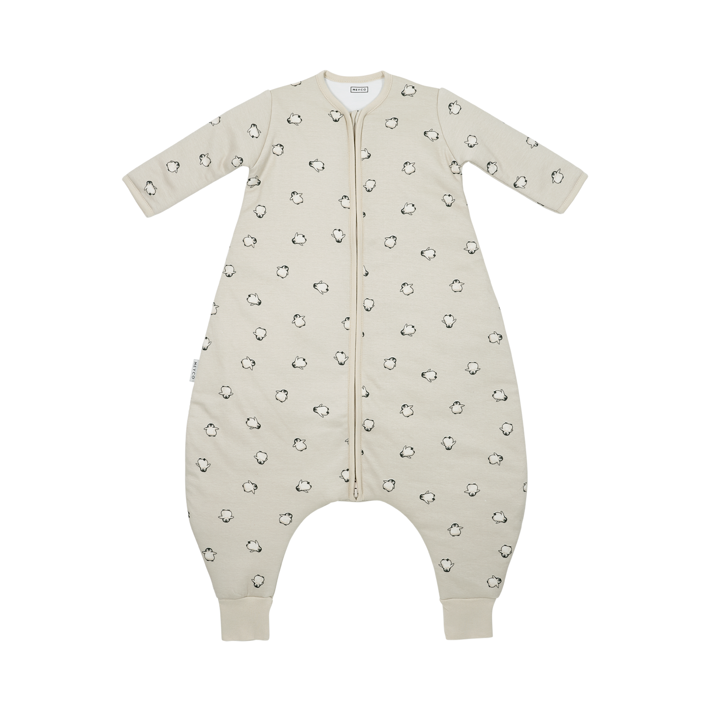 Sleeping bag jumper lined with sleeves interlock jersey