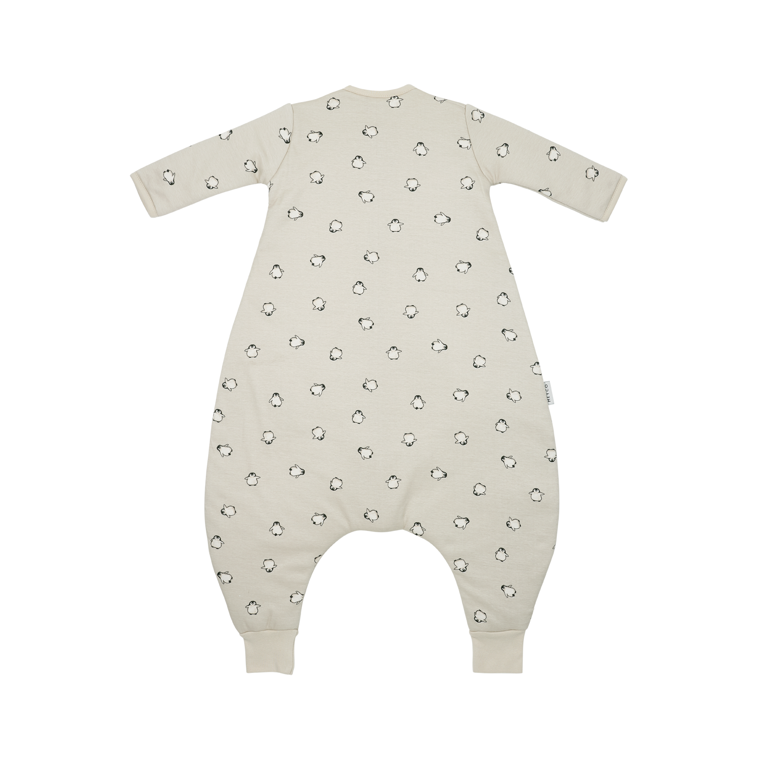 Sleeping bag jumper lined with sleeves interlock jersey