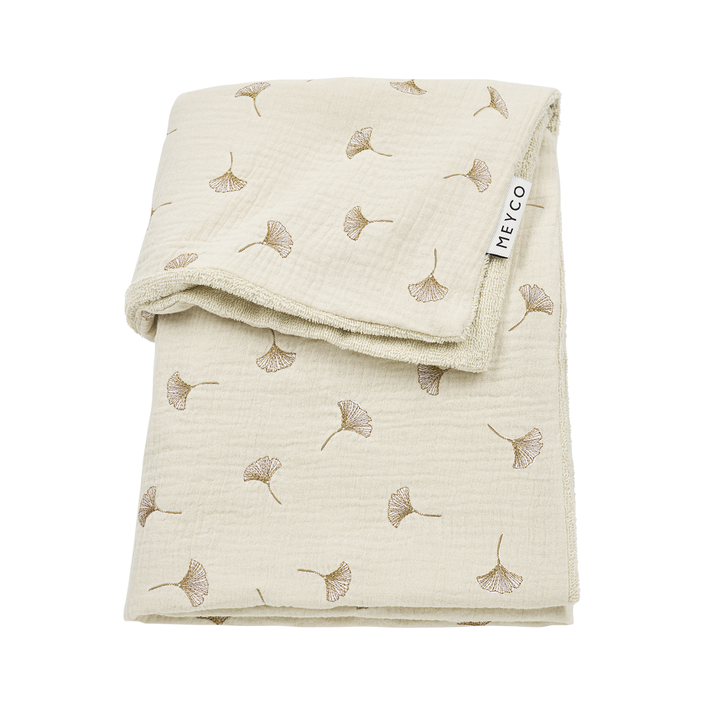 Decke pre-washed musselin gestickt mit frottee