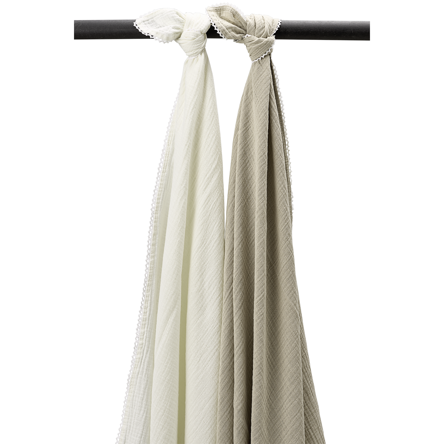 Muslin cloths pre-washed Lace