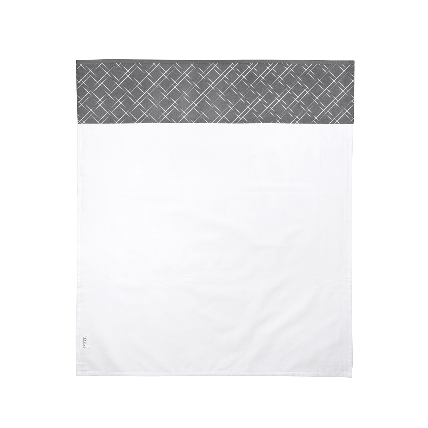 Bed sheet with cover strip