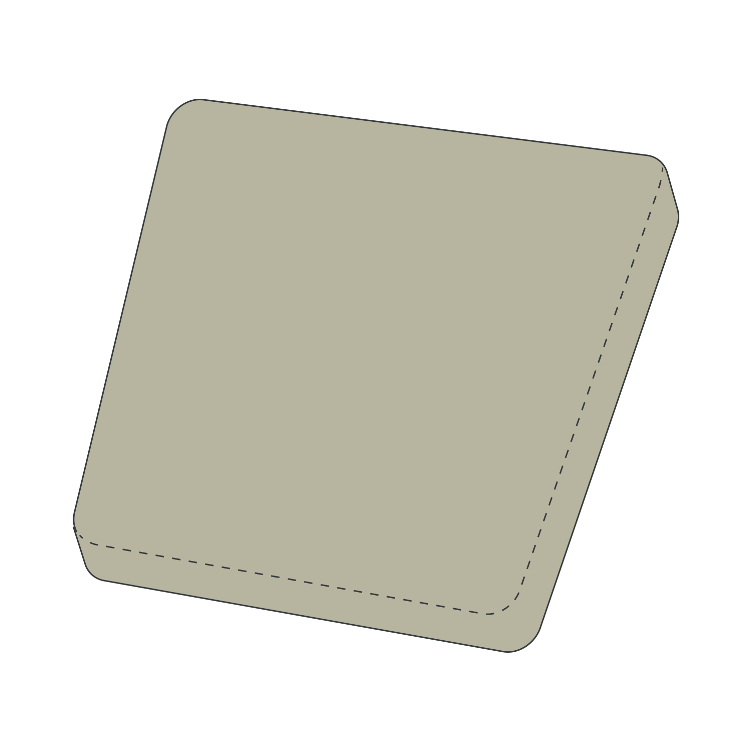 Changing pad cover pre-washed muslin - Soft Olive