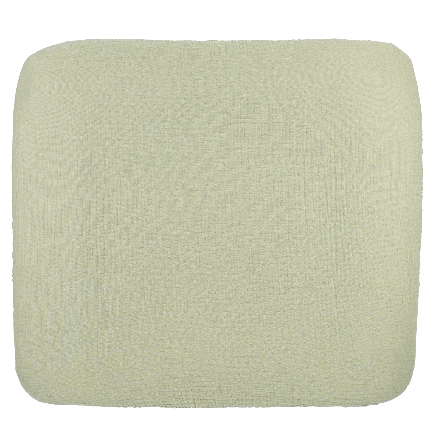 Changing pad cover pre-washed muslin - Soft Olive
