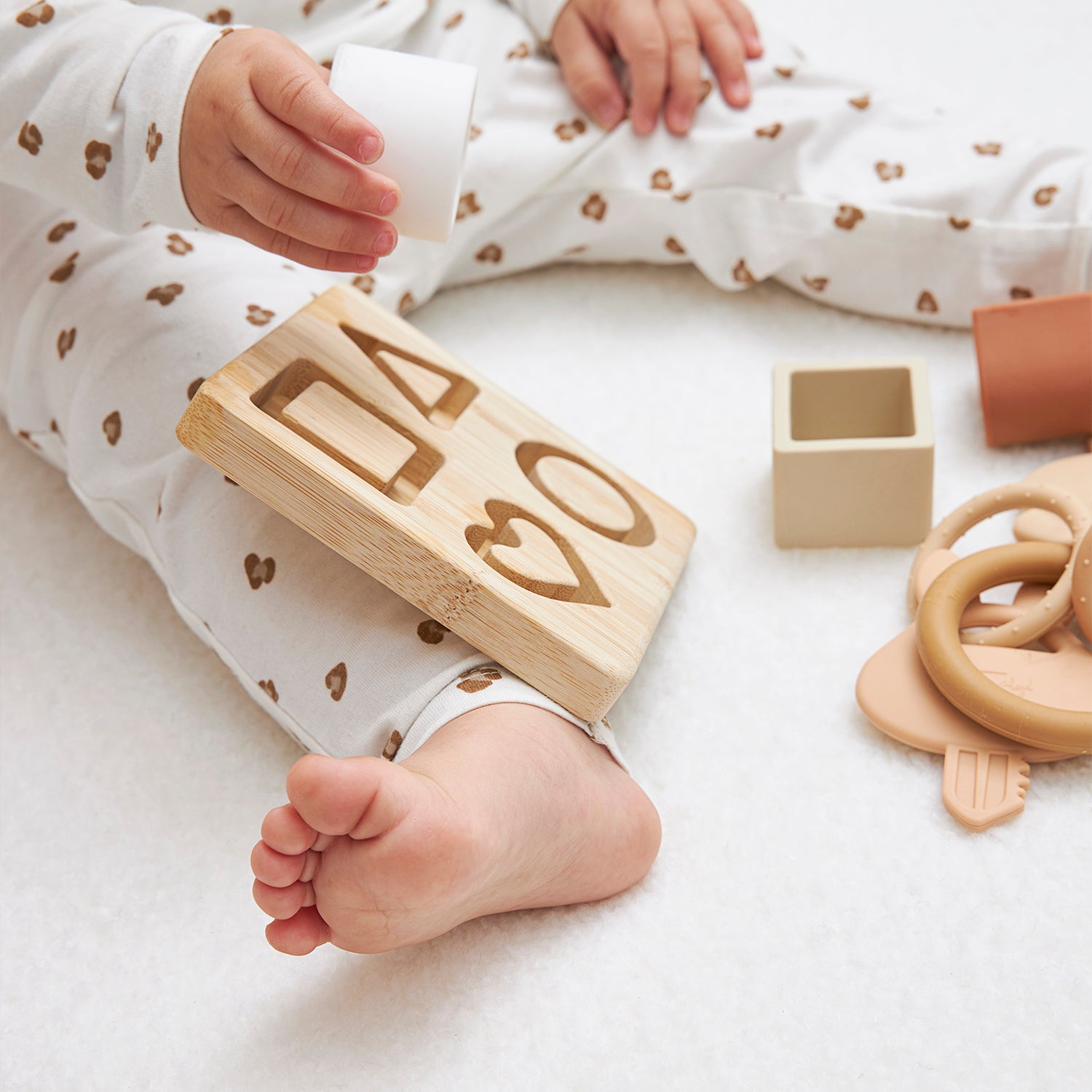 Baby Pyjama - Mini Panther Offwhite