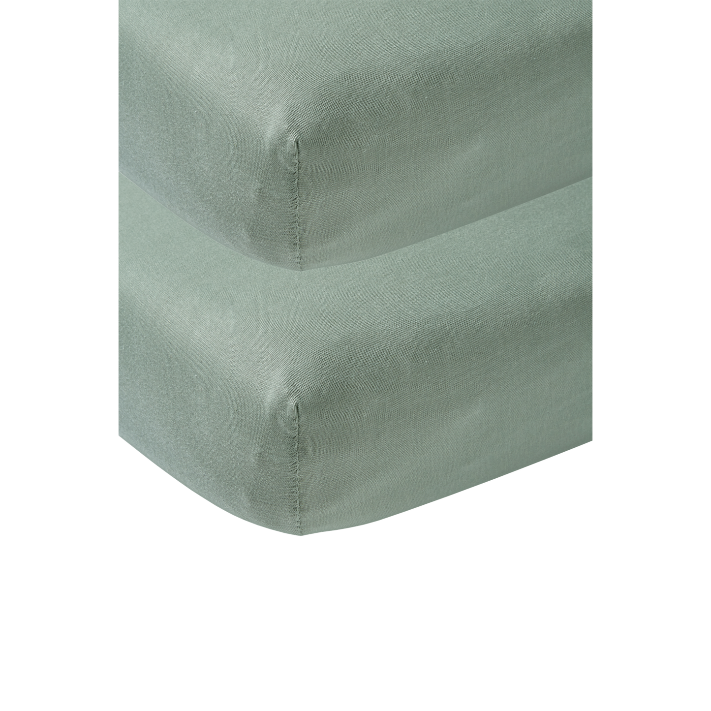 Fitted sheet jersey - Stone Green
