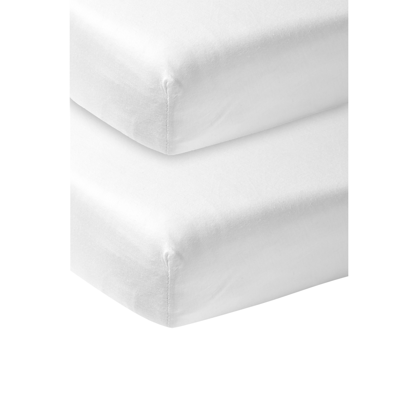 Fitted sheet jersey - White