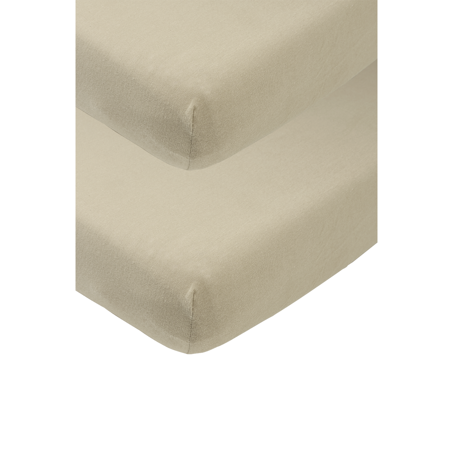 Fitted sheet jersey - Taupe