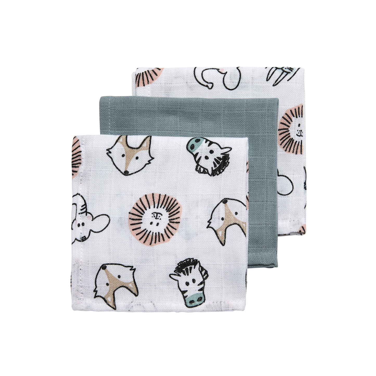 Muslin cloths - Animal Multicolour