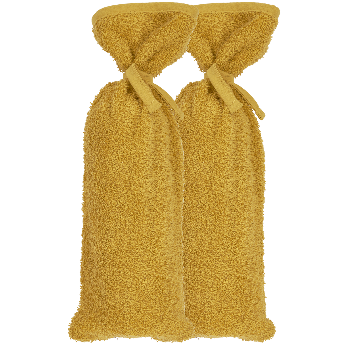 Hot water bottle cover terry - Honey Gold