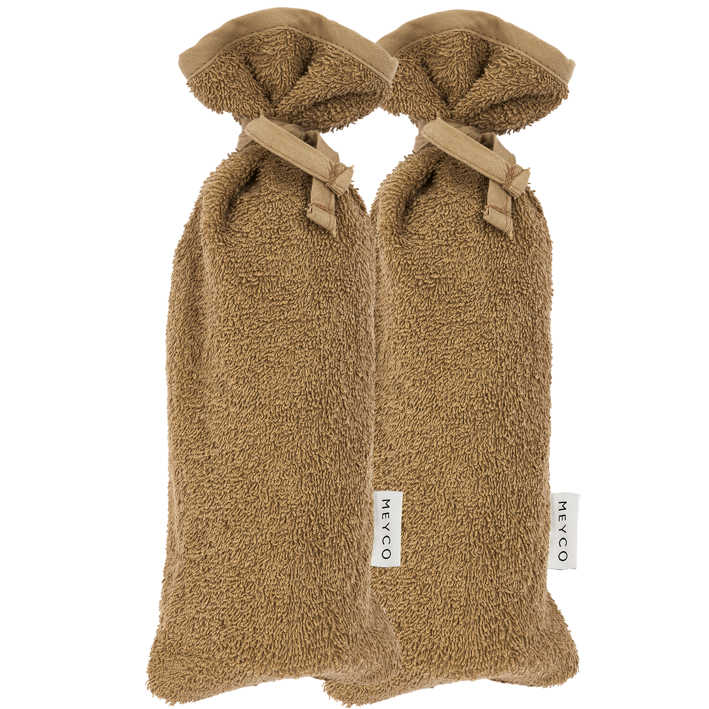 Hot water bottle cover terry - Toffee