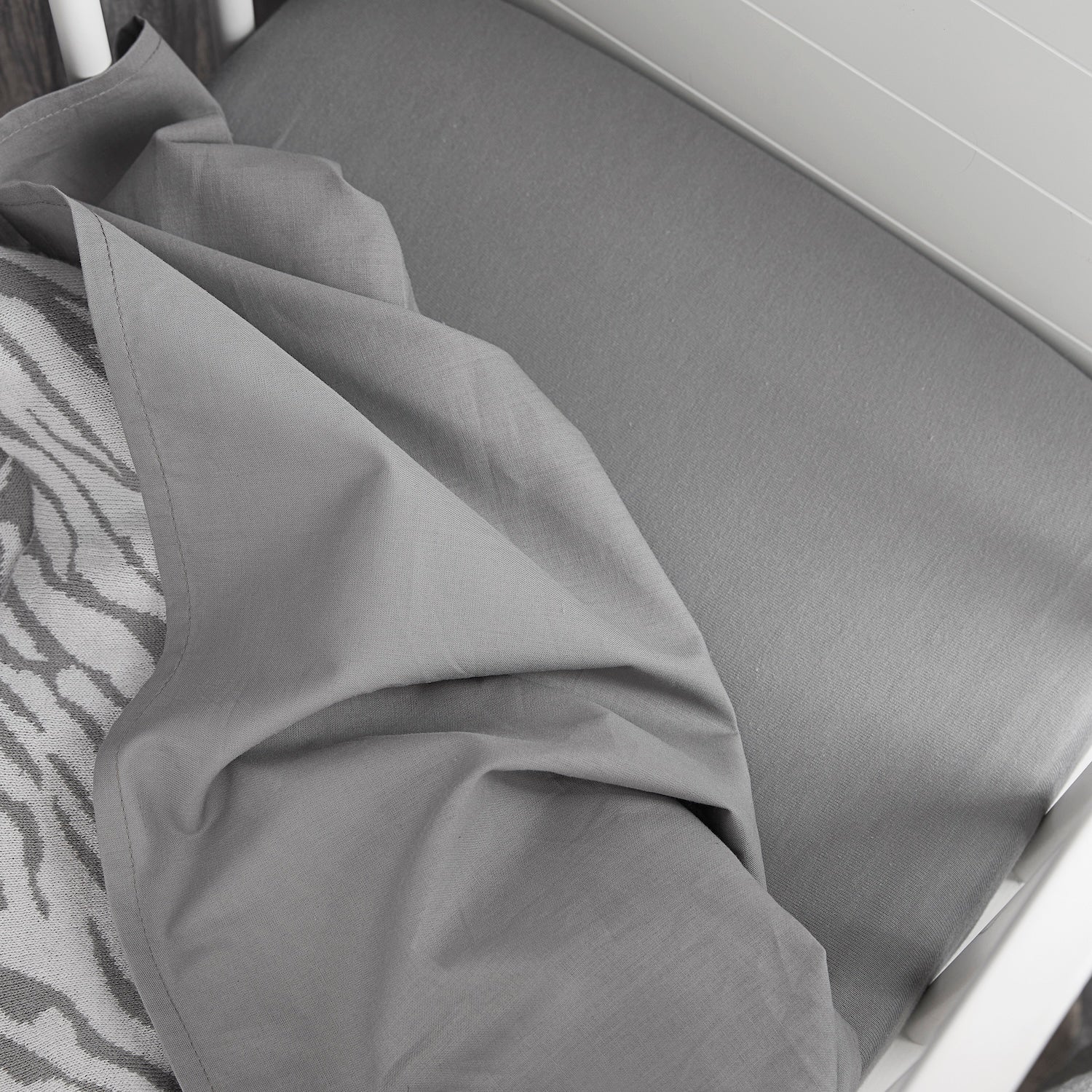 Laken uni - Grey/Light Grey