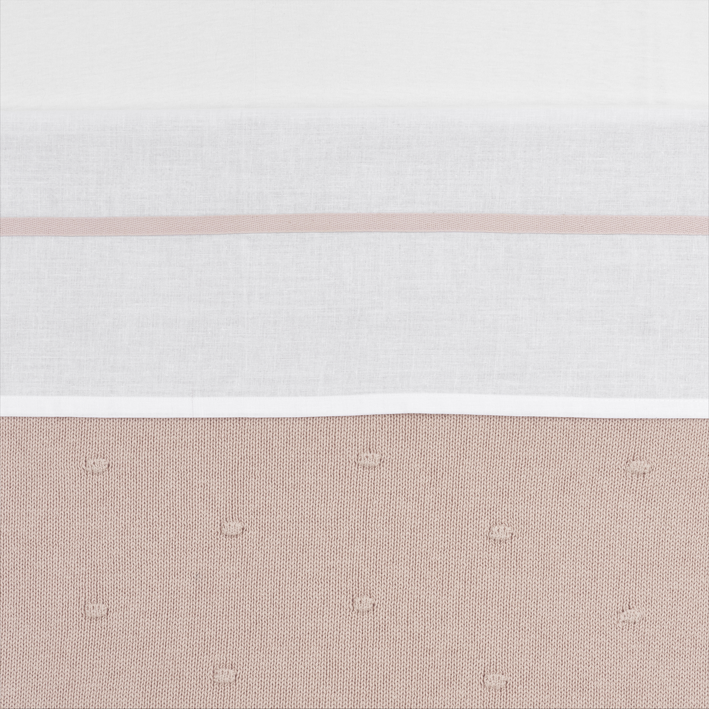 Bed sheet Piping - Soft Pink