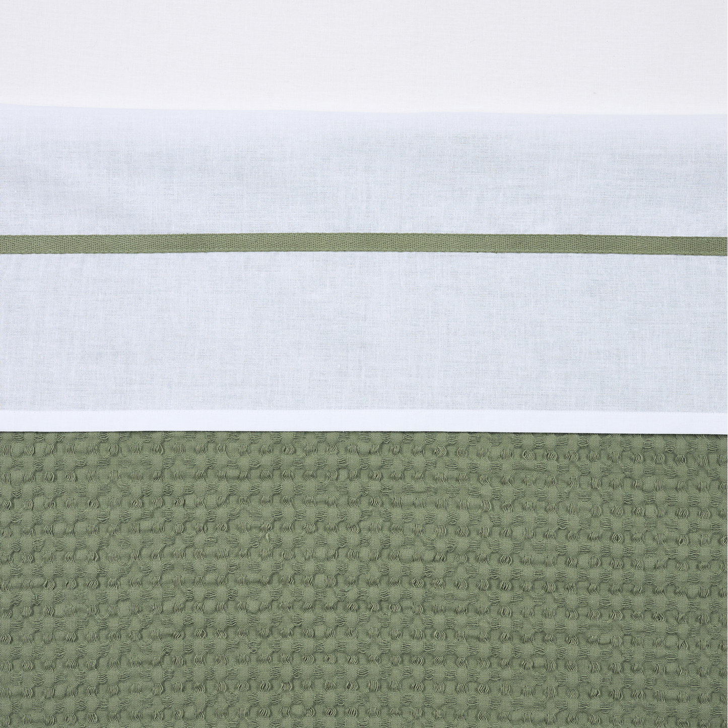 Bettlaken biese - Olive Green
