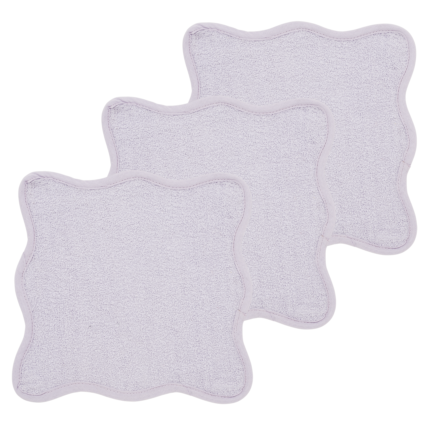 Monddoekjes badstof Wavy