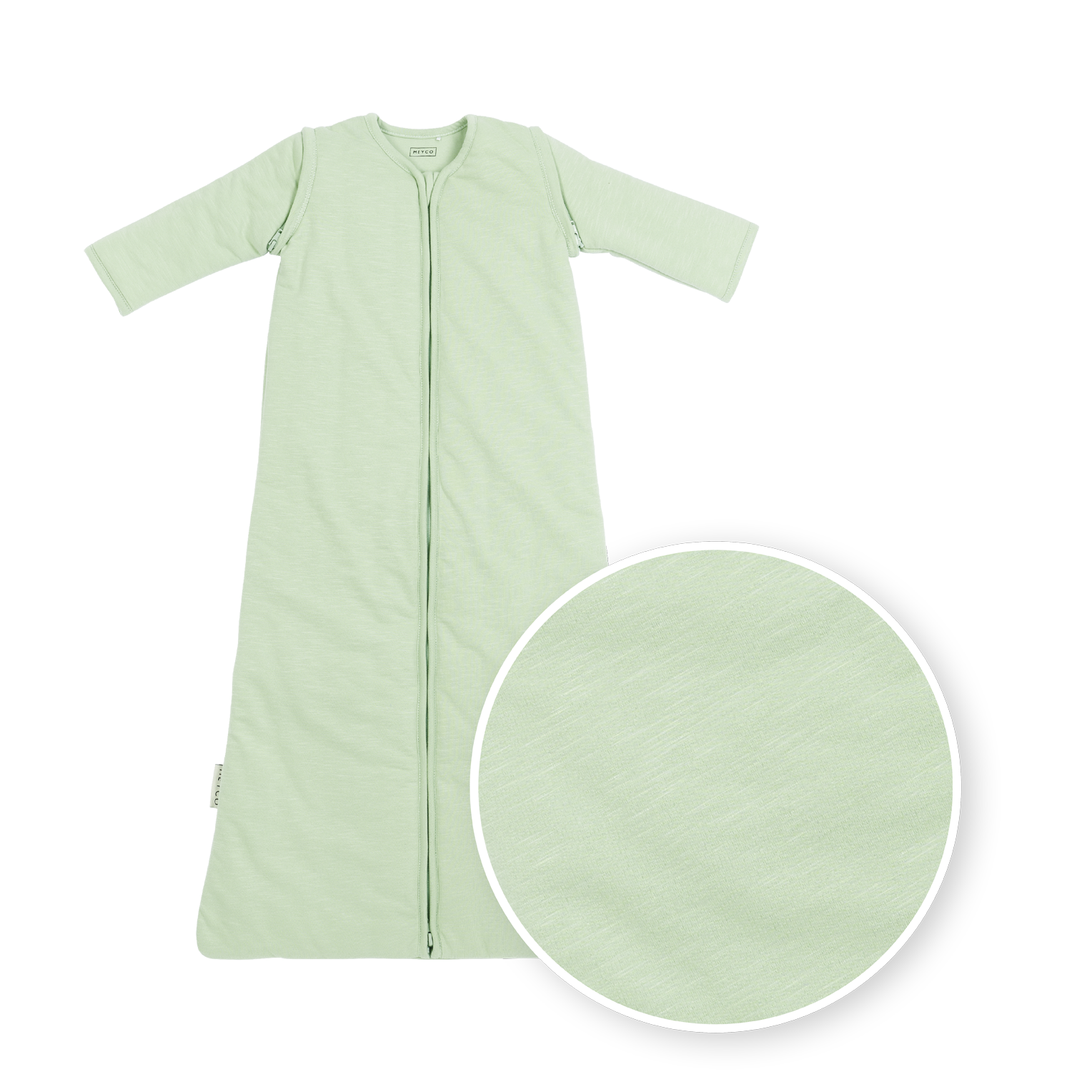 Schlafsack mit abnehmbaren Ärmeln interlock jersey