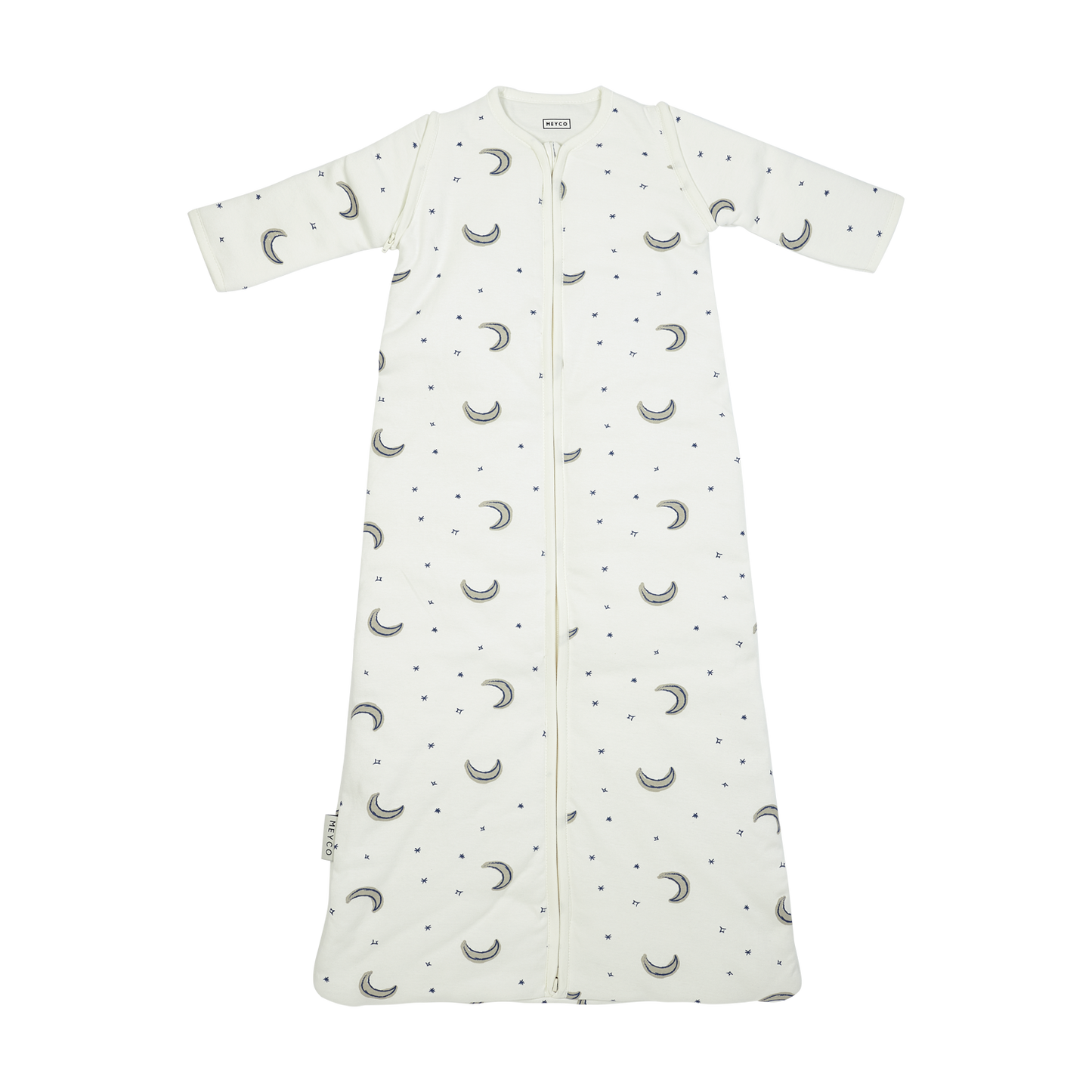 Sleeping bag with detachable sleeves interlock jersey