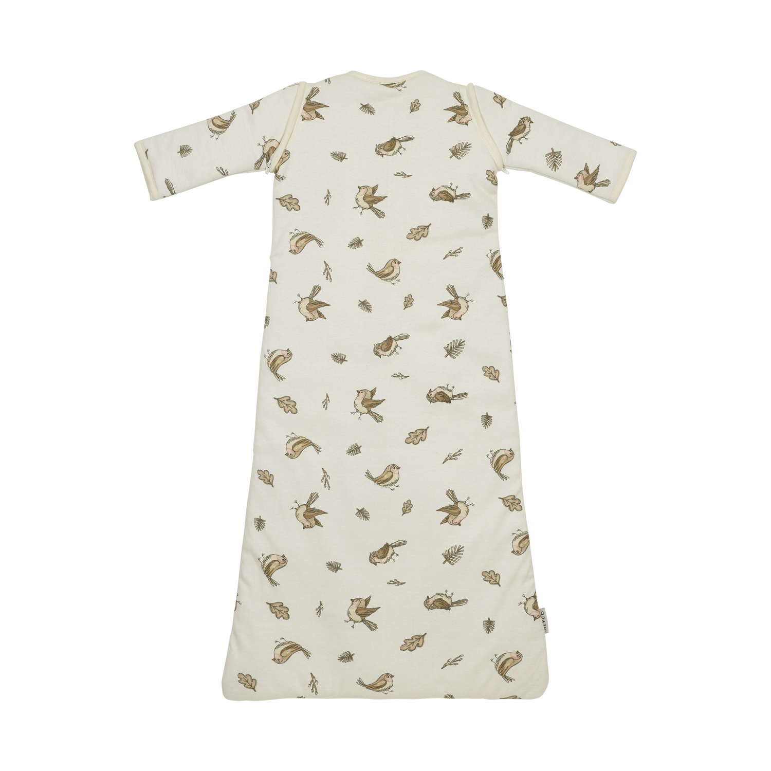 Sleeping bag with detachable sleeves interlock jersey