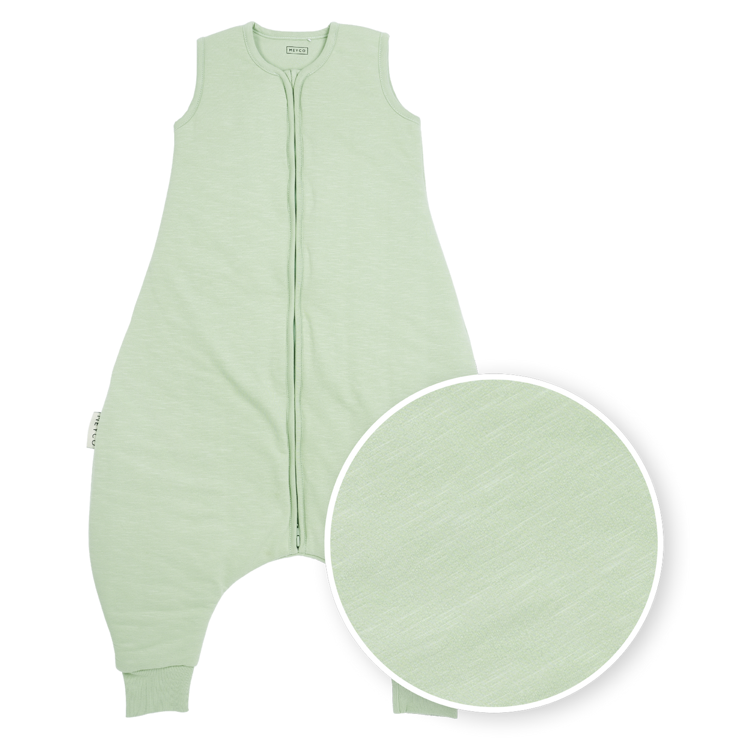 Schlafsack Jumper gefüttert interlock jersey - Slub Soft Green