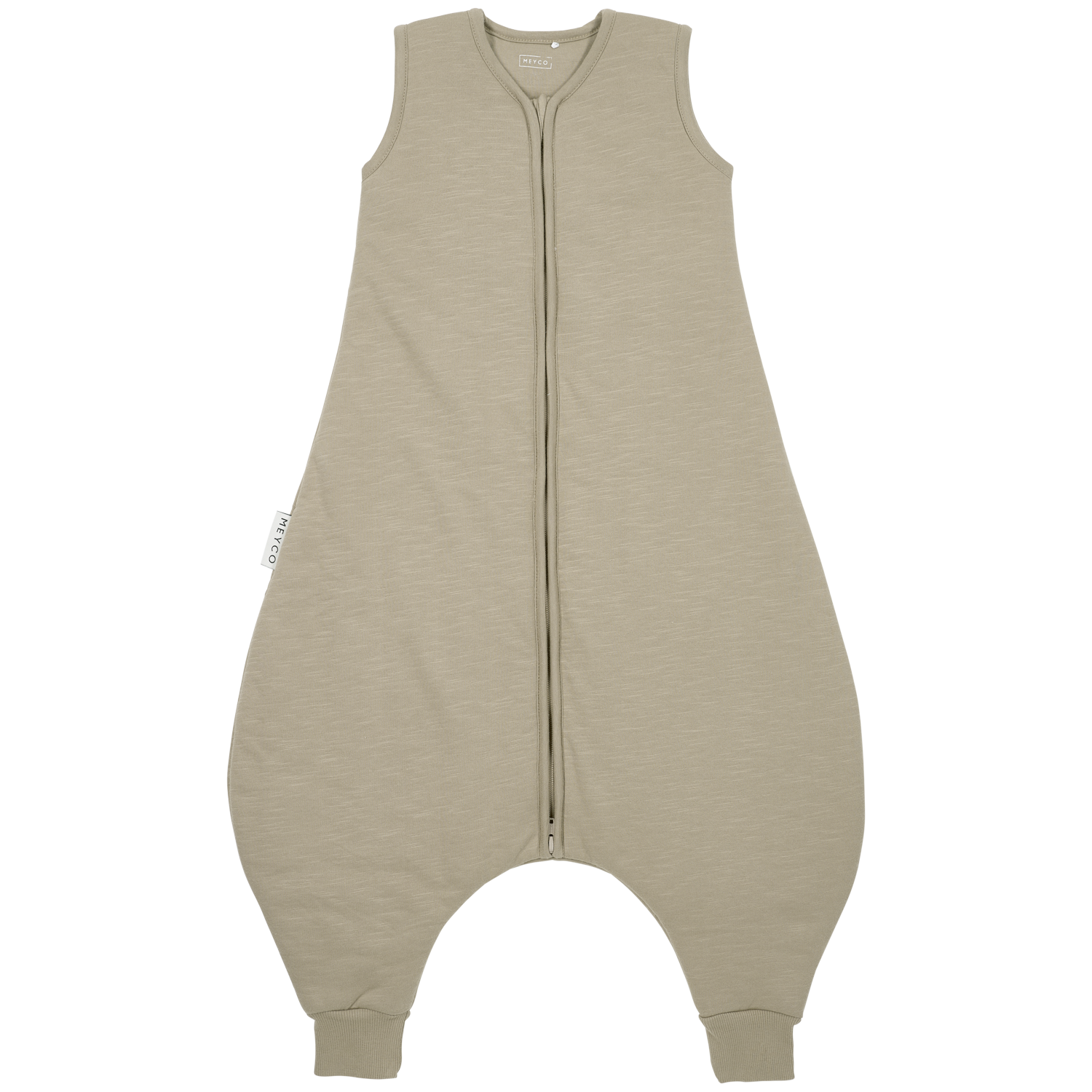 Sleeping bag jumper lined interlock jersey - Slub Team No Sleep Taupe/Offwhite