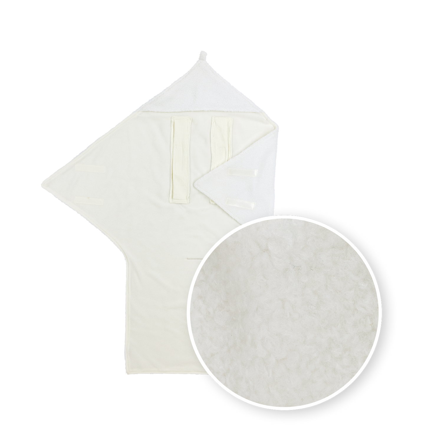 Wikkeldeken bouclé - Offwhite