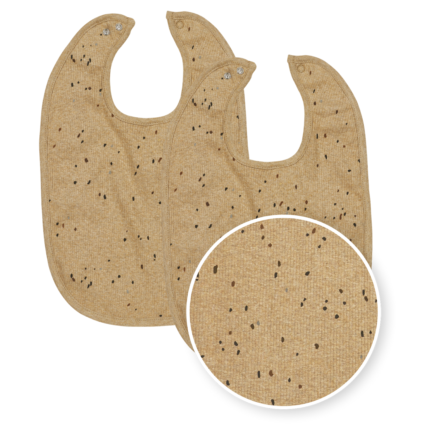 Bib with studs Rib Mini Spot