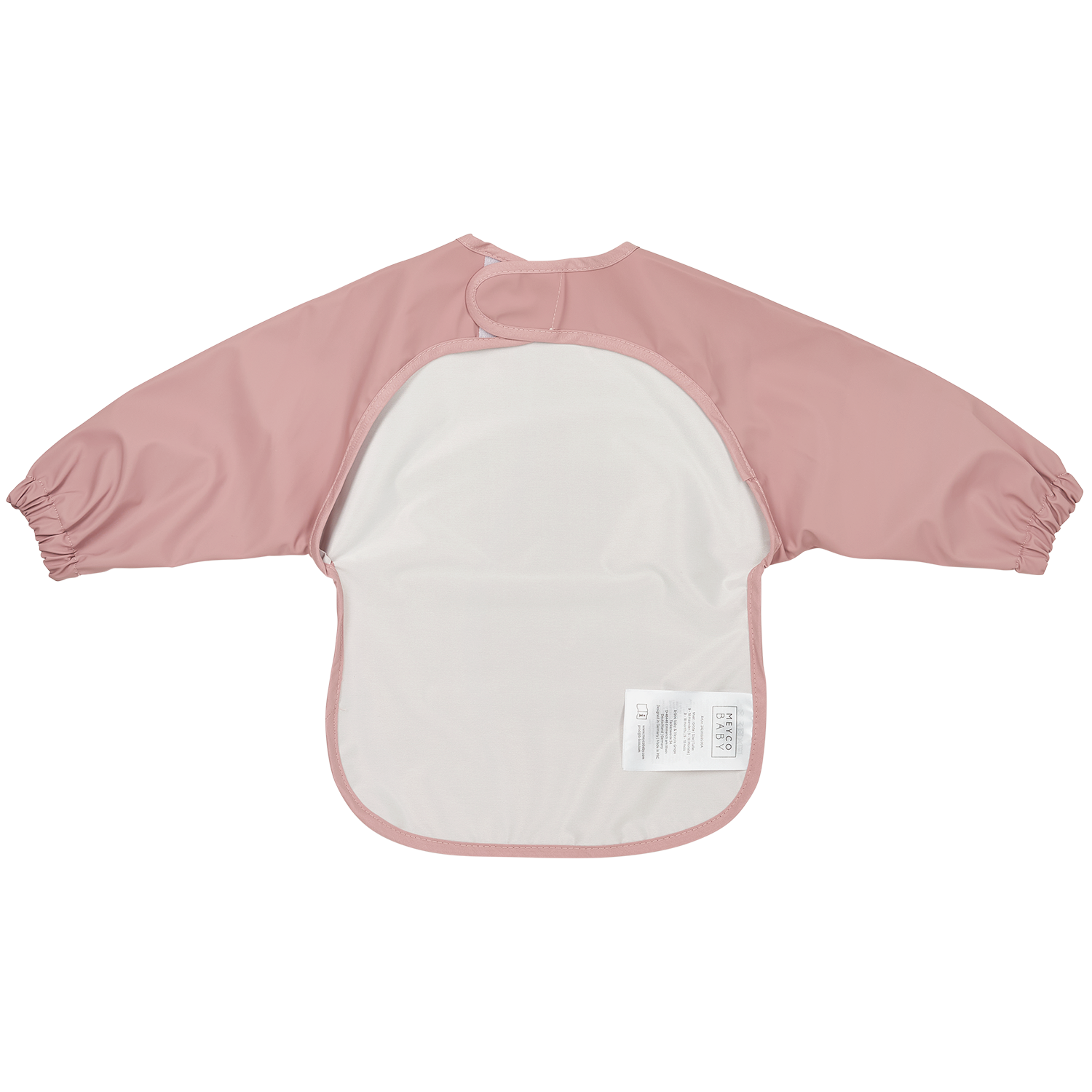 Bib with sleeves - Purple Pink