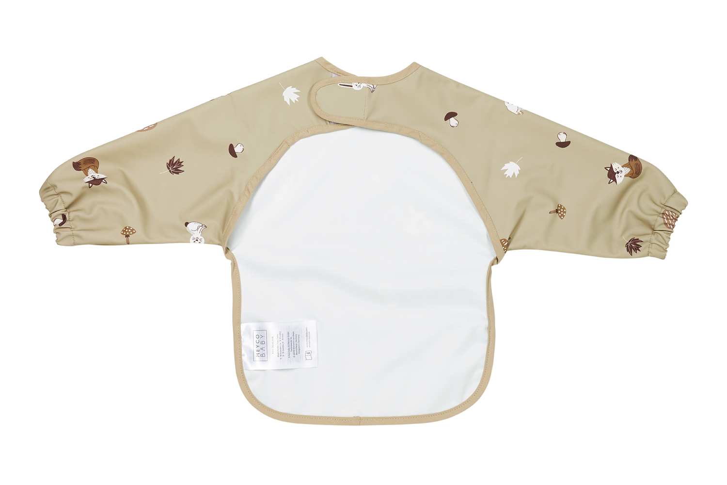 Bib with sleeves