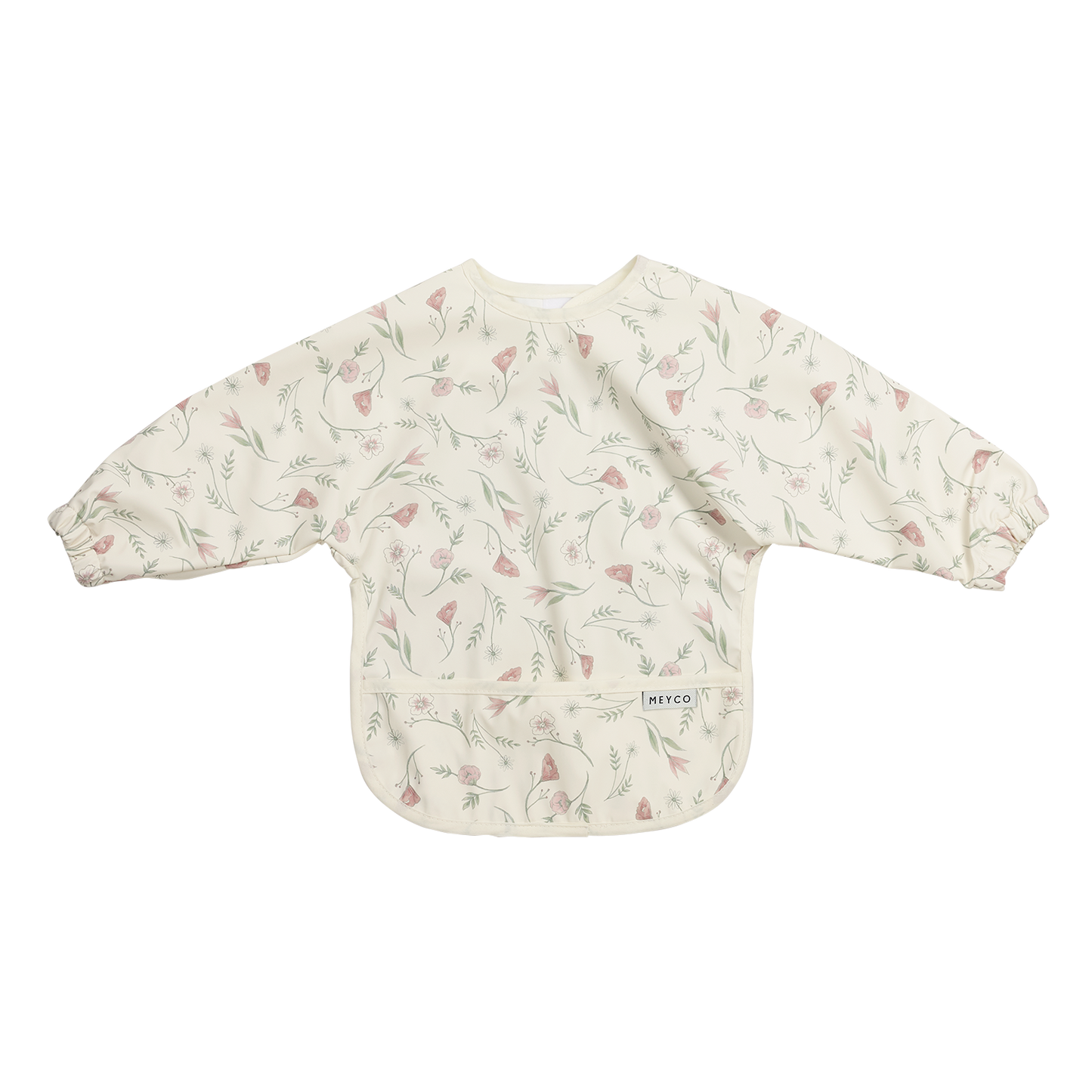 Bib with sleeves - Flower Multicolour