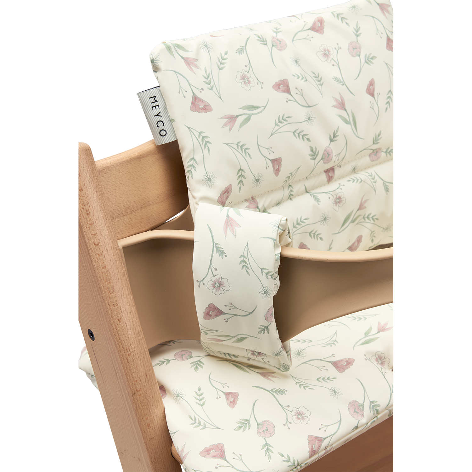 Highchair cushion for growth chair - Flower Multicolour