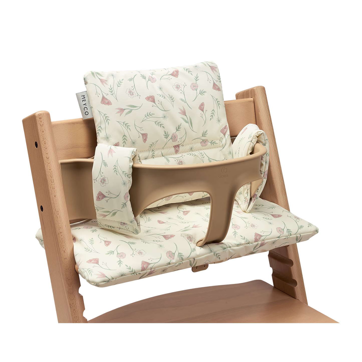 Highchair cushion for growth chair - Flower Multicolour