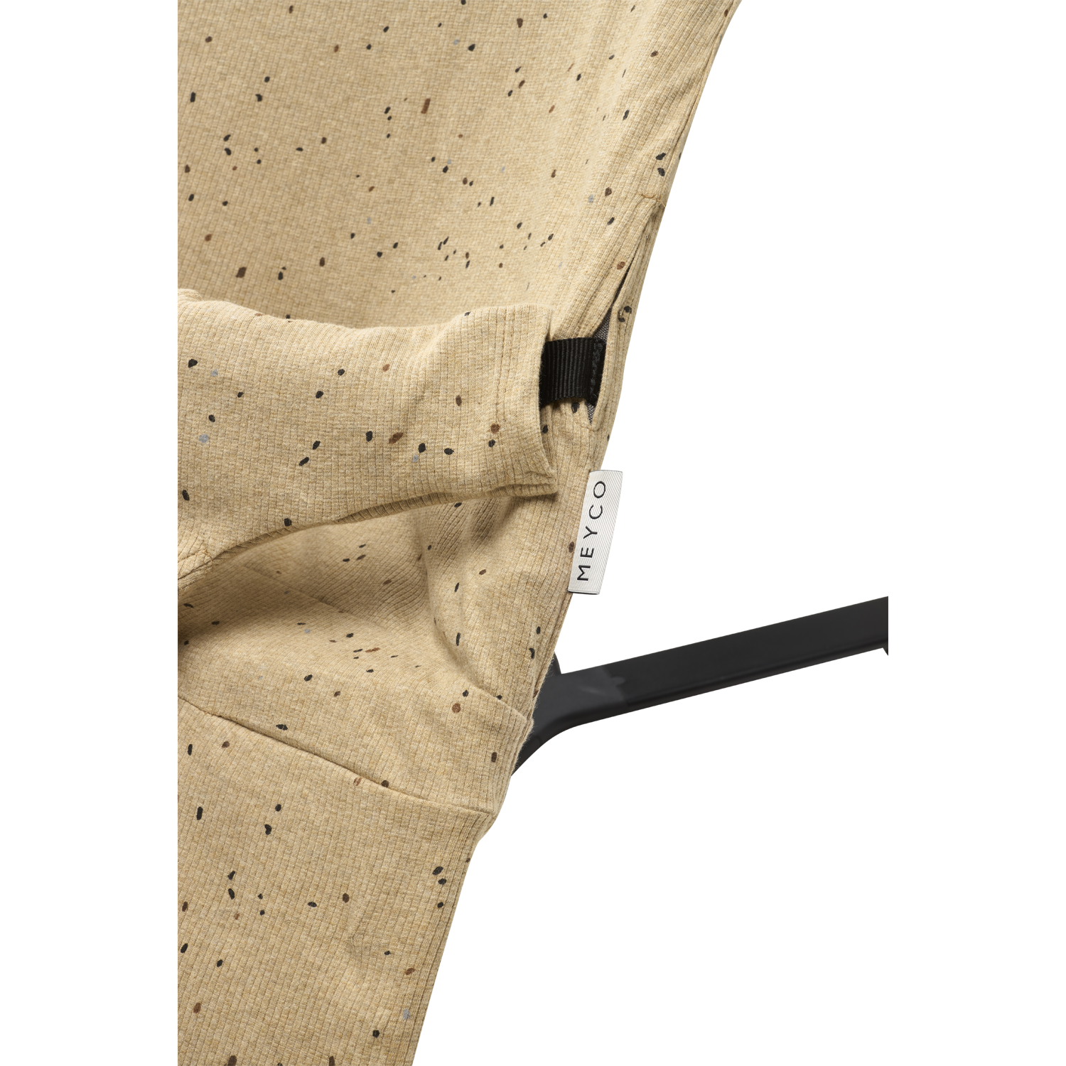 Wipstoelhoes Rib - Mini spot Toffee Melange