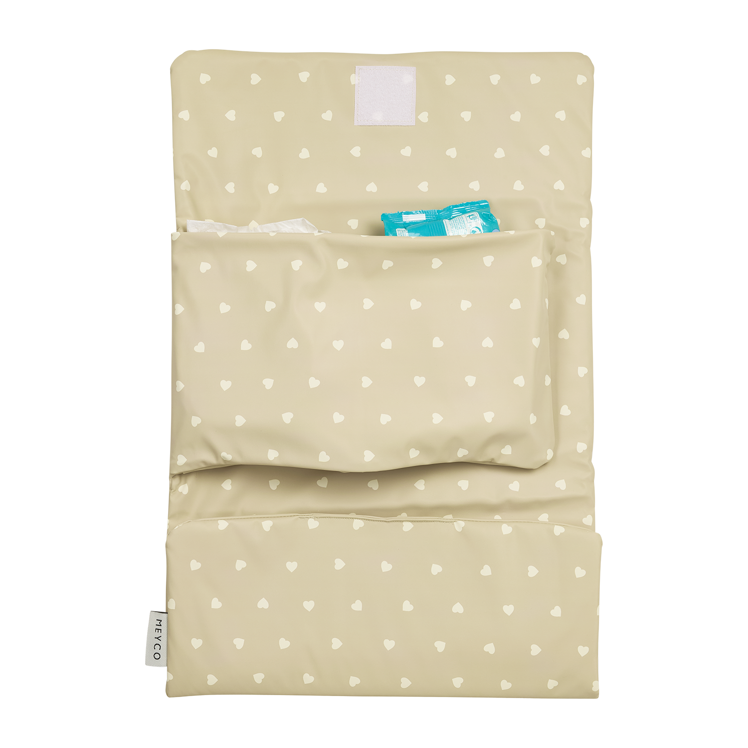 Matelas à Langer Tryco Verschoonmat Swan Ivy - Rose/Blanc 68x45 Cm - Confort Et Sécurité Pour Bébé