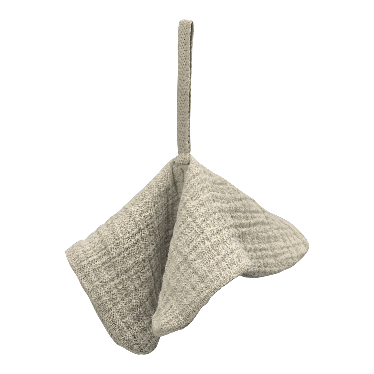 Pacifier cloth pre-washed muslin - Sand