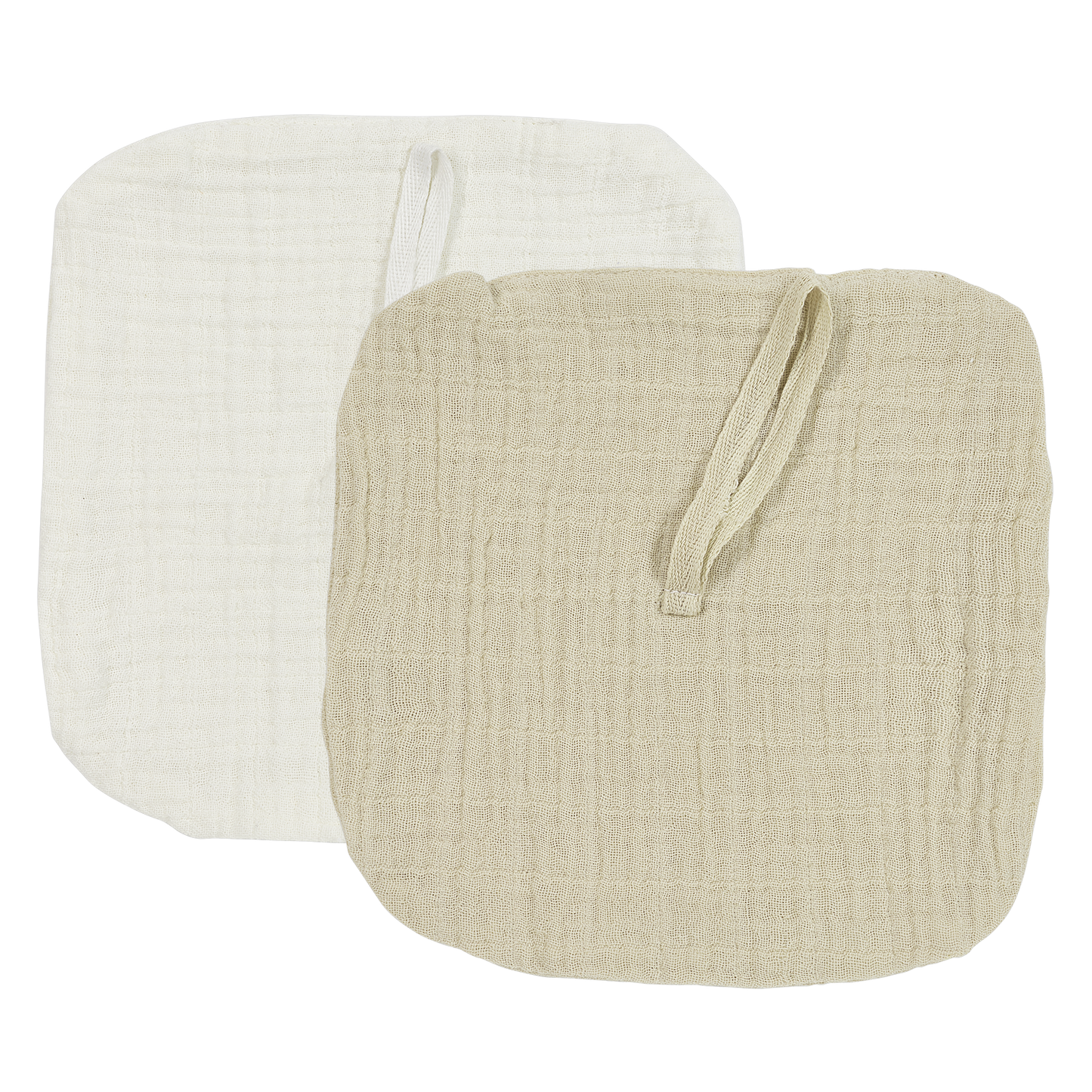 Pacifier cloth pre-washed muslin - Natural/Soft Sand