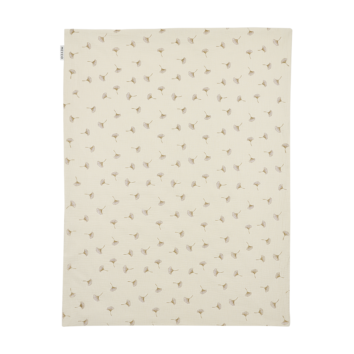 Blanket pre-washed muslin embroidered with terry