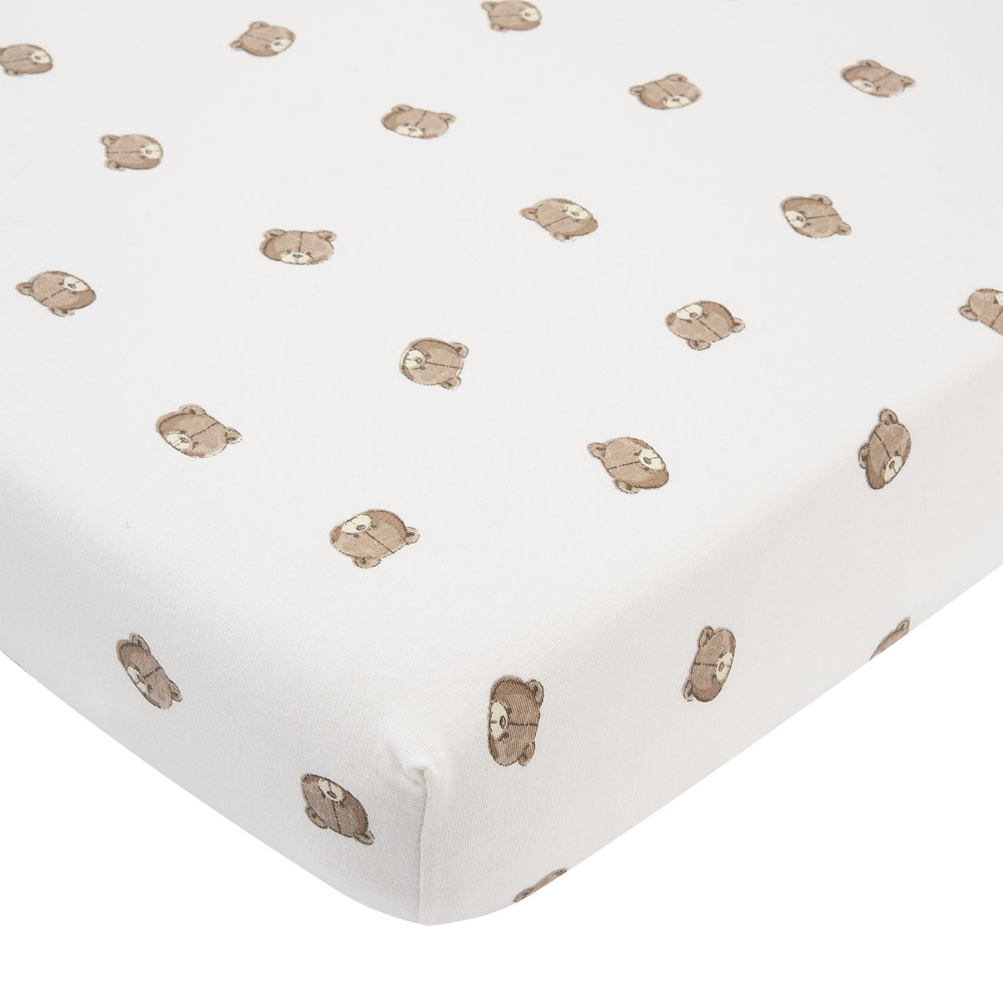 Hoeslaken jersey print - Bear Multicolor