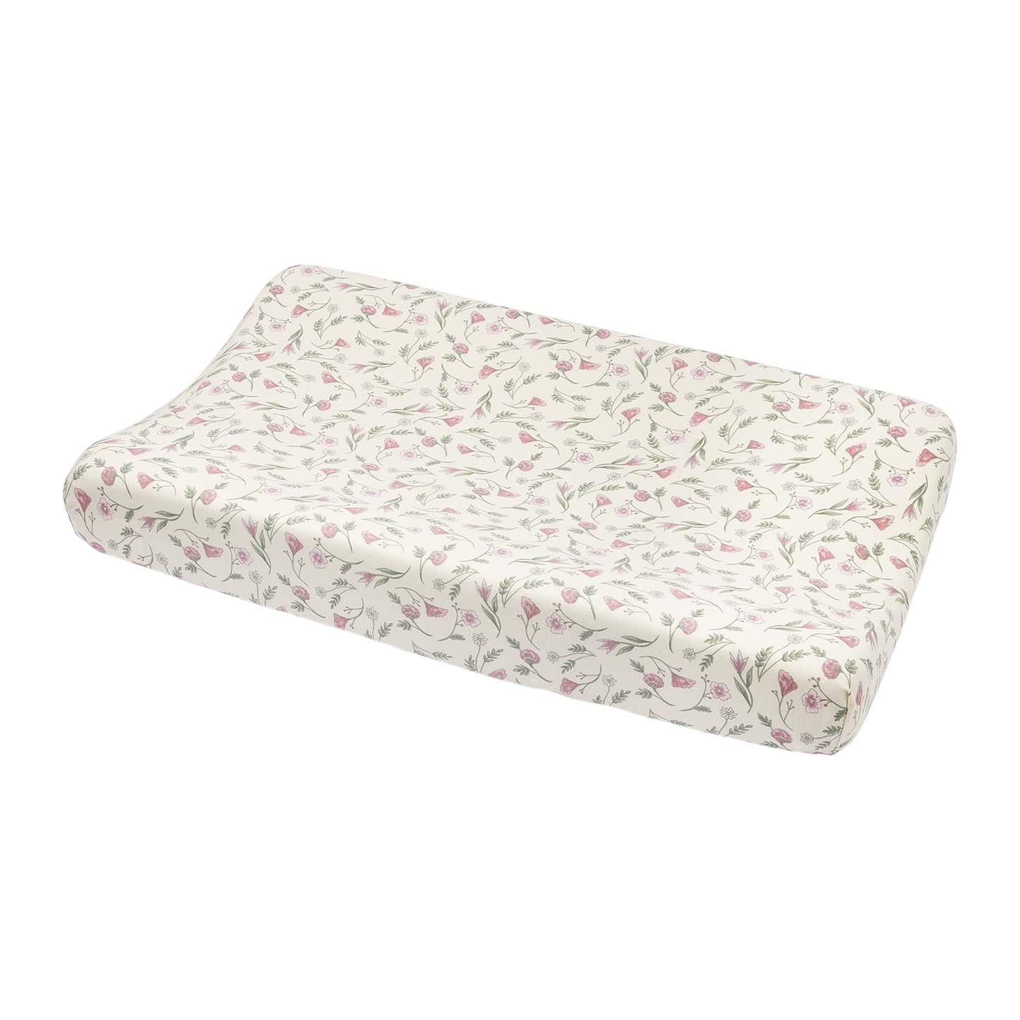 Changing pad cover jersey print - Flower Multicolour