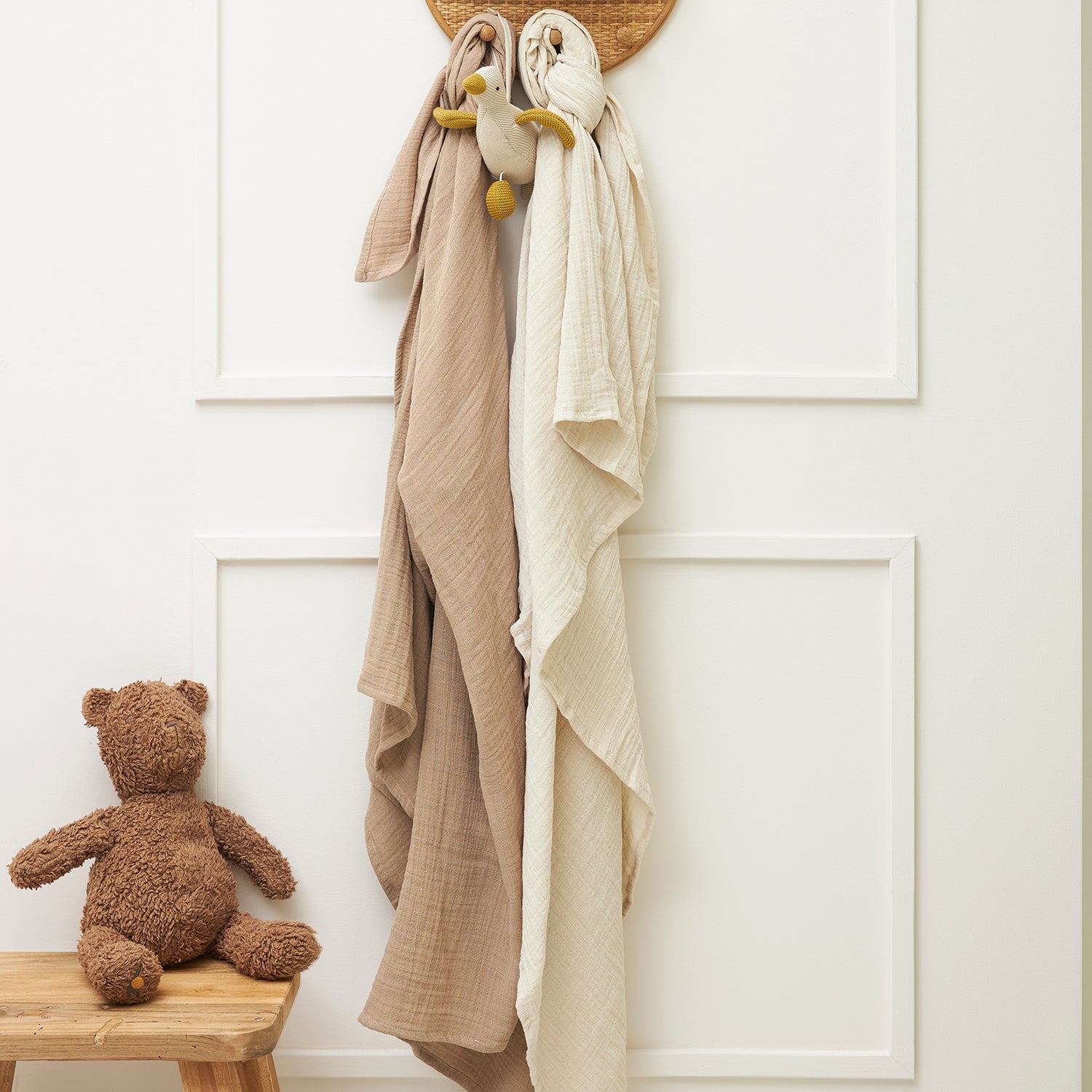 Hydrofiele doeken pre-washed - Soft Sand/Taupe