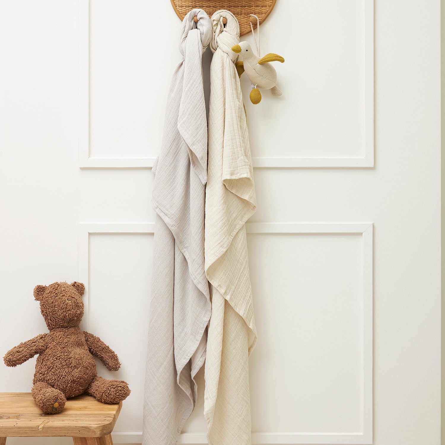 Hydrofiele doeken pre-washed - Soft Sand/Greige