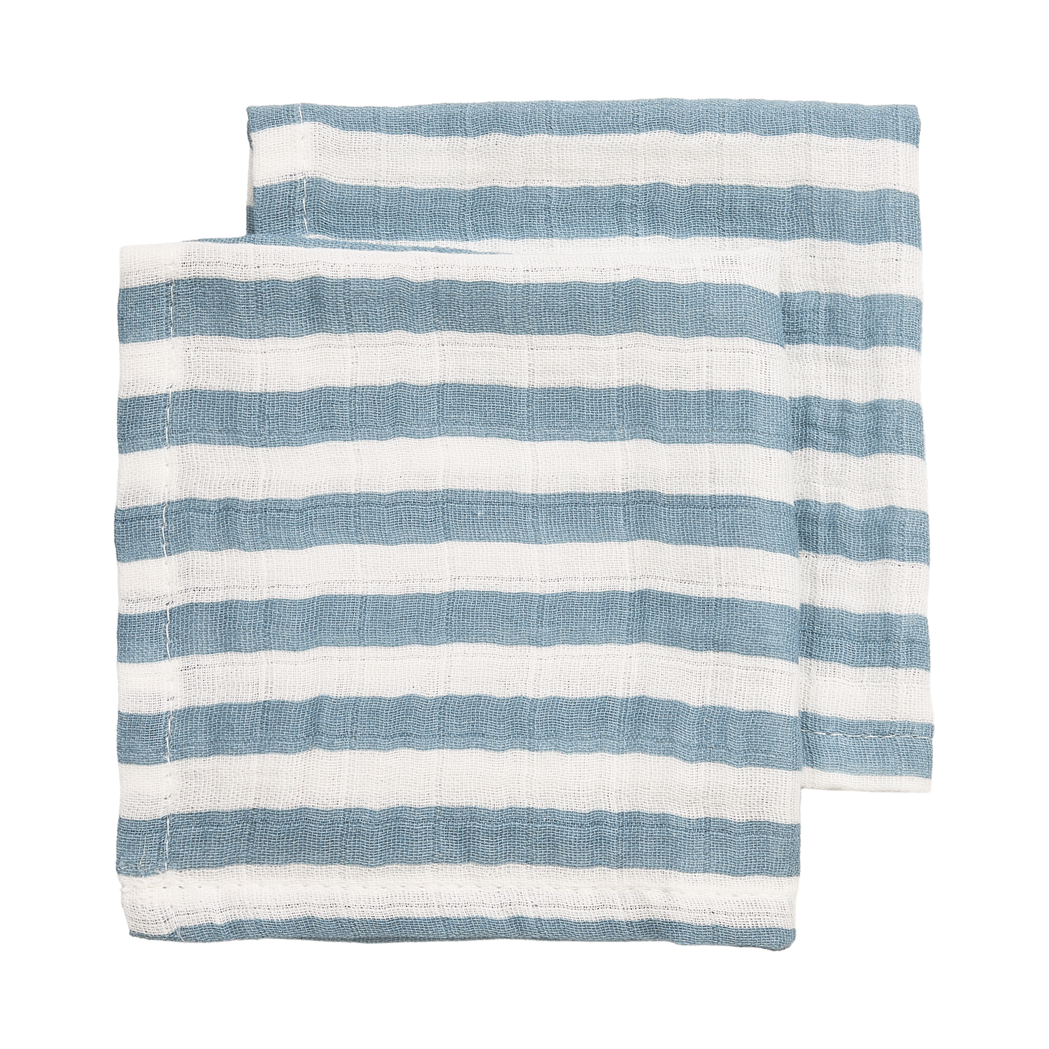 Hydrofiele doeken pre-washed - Fat Stripe Jeans Blue