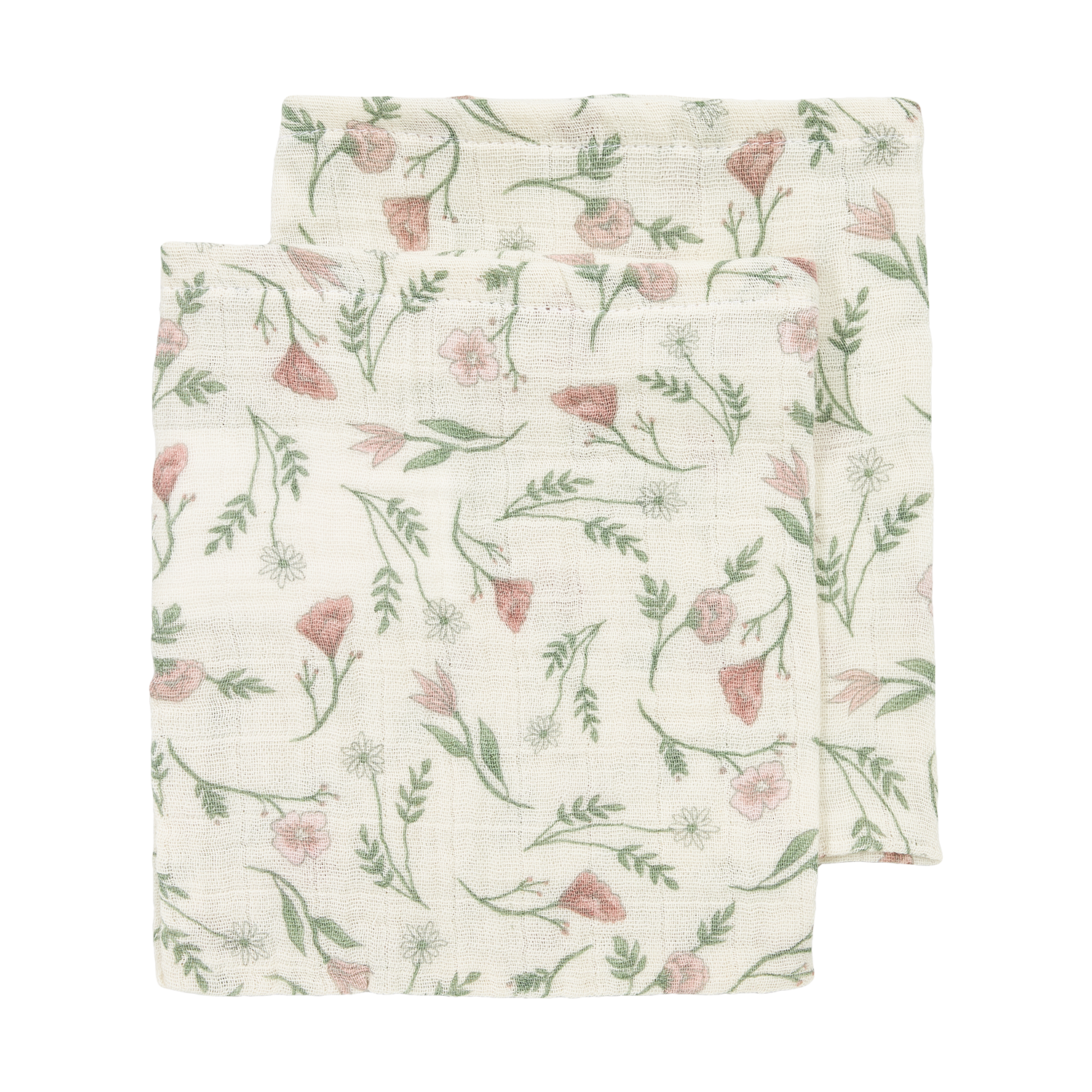 Hydrofiele doeken pre-washed - Flower Multicolour