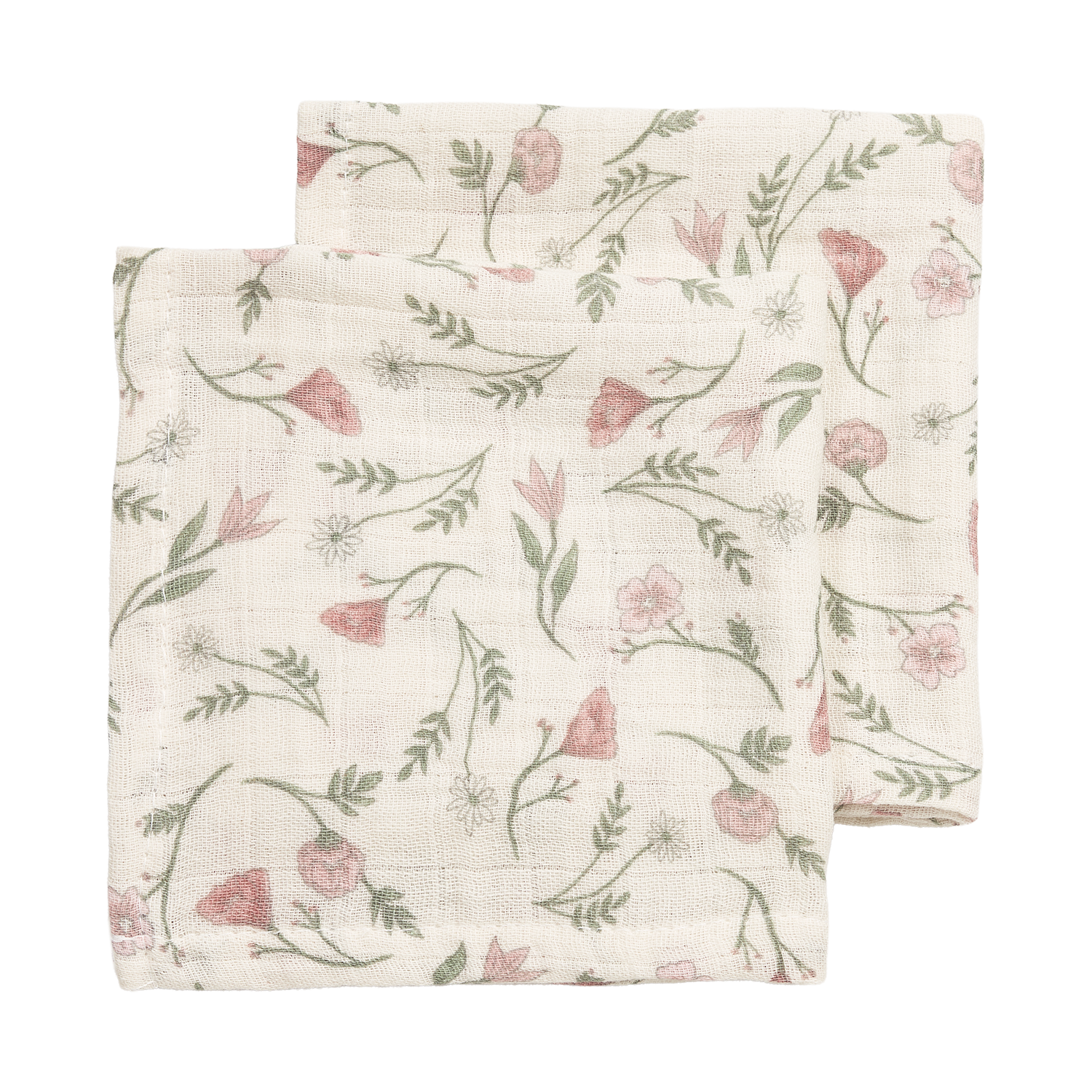 Hydrofiele doeken pre-washed - Flower Multicolour