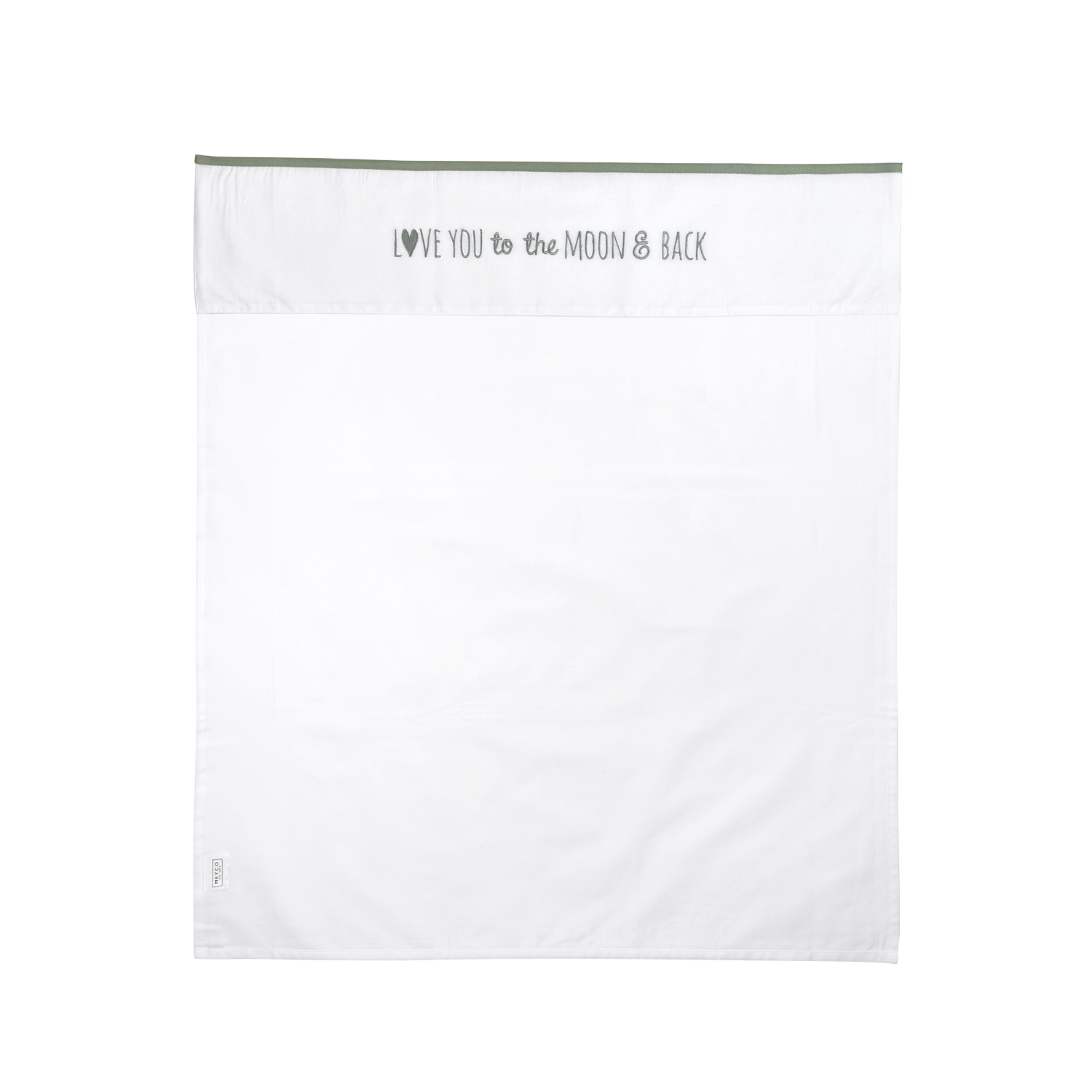 Bed sheet embroidered