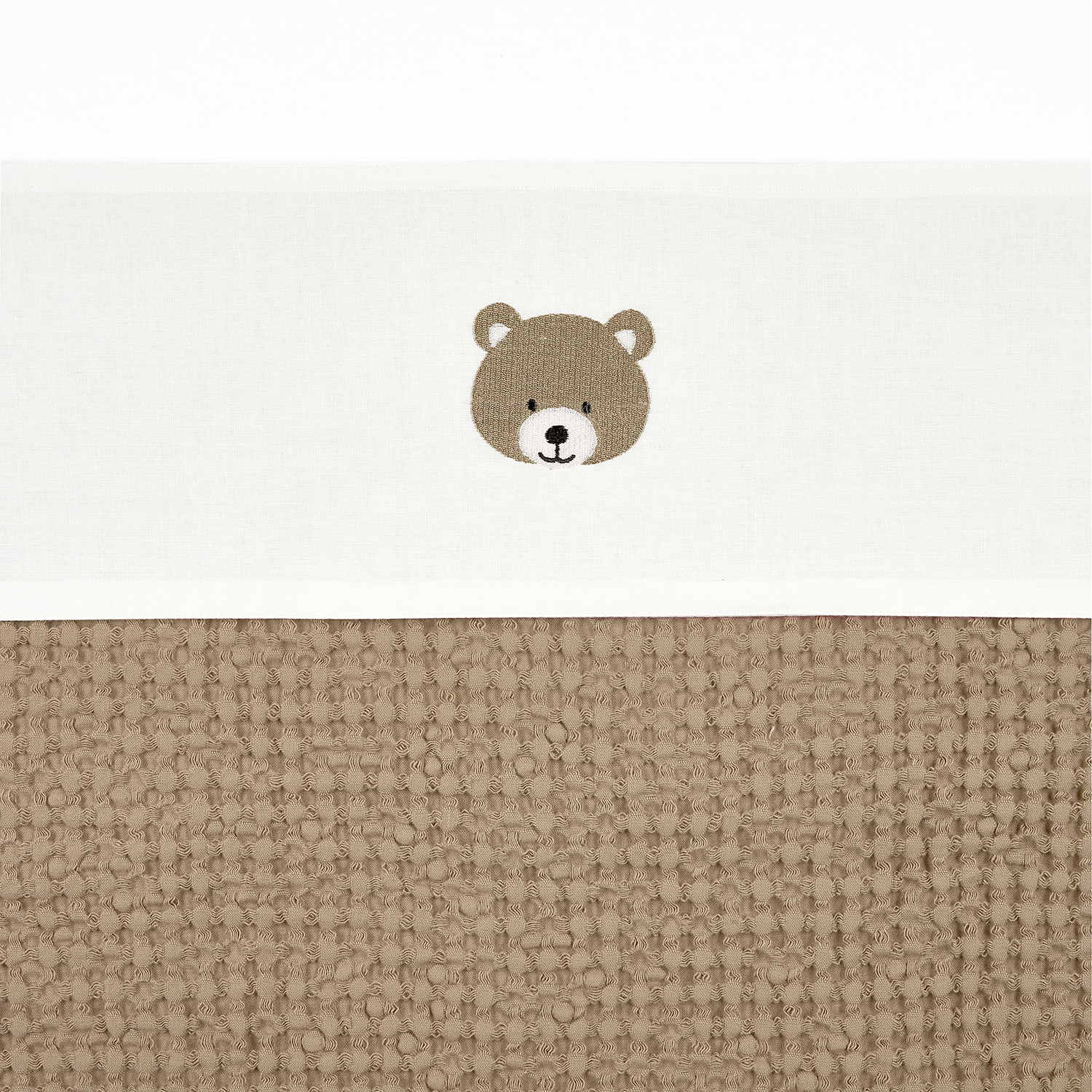 Bed sheet embroidered - Bear Multicolor